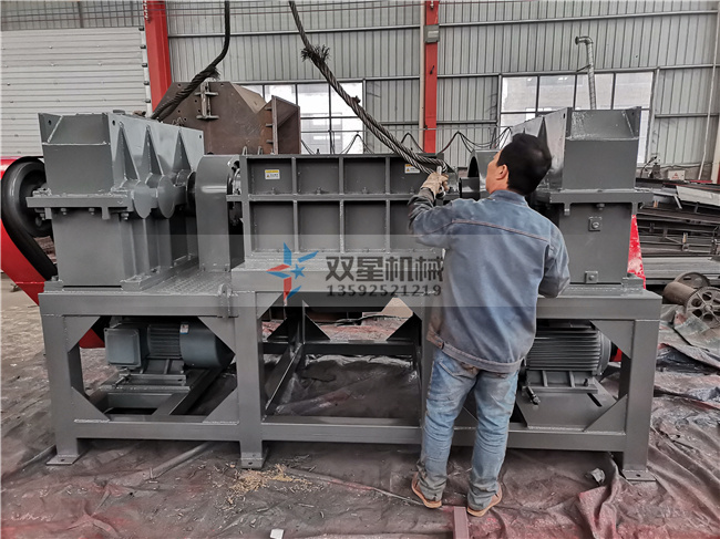 金屬撕碎機(jī)撕碎的物料呈長條狀，剪切不斷，是怎么回事？